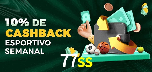 10% de bônus de cashback na 77ss